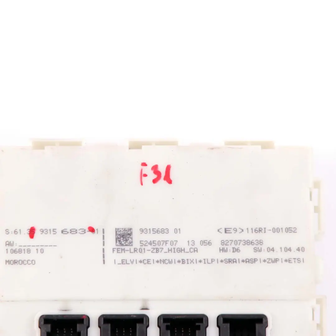 BMW 1 2 3 4 Series F20 F21 F22 F30 F31 F32 F36 Module Control Unit FEM - SKU 9315683 - Part number 9303541