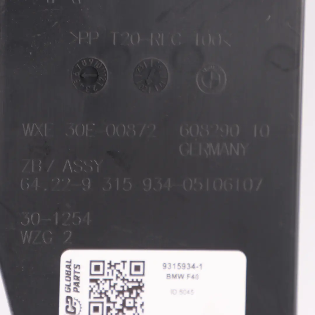 BMW 1 2 F40 F45 Tylna Osłona Kratki Nawiewu Wentylacyjnej - SKU 9315934-1 - Numer Części 9315934