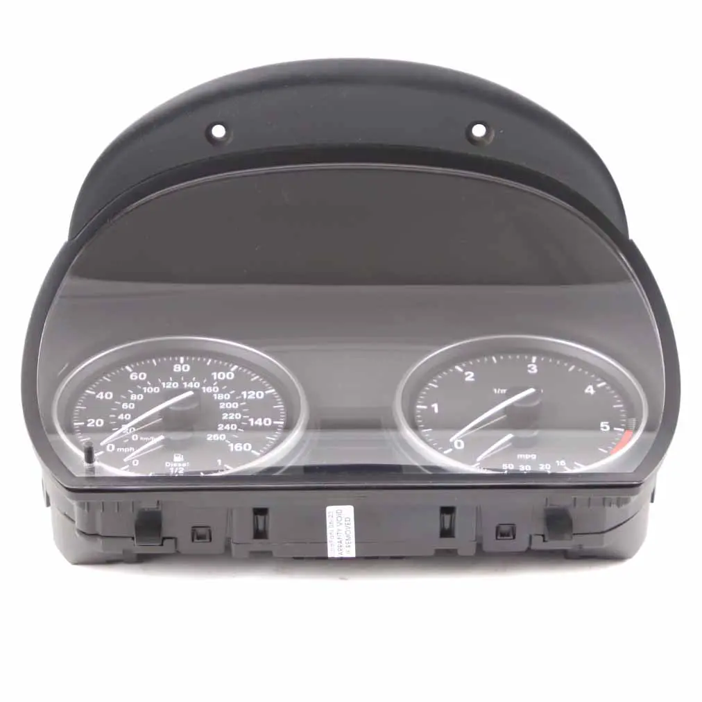Instrument Cluster BMW E90 E91 E92 Diesel Speedo Clocks Meter Manual to with Part number 9316154 Instrument Cluster BMW E90 E91 E92 Diesel Speedo Clocks Meter Manual - SKU rhd-9316154-2 - Part number 9316154