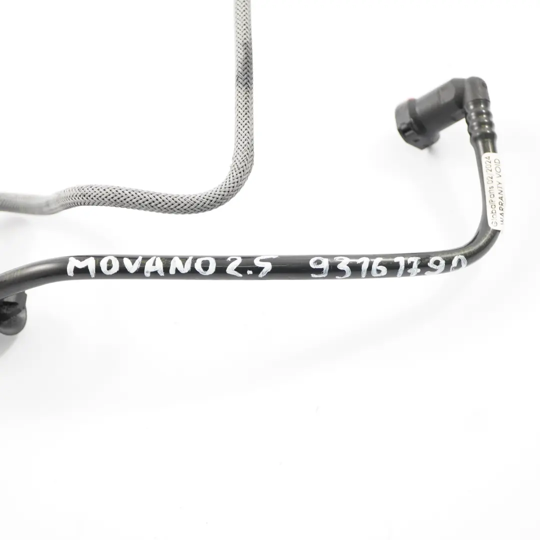 Vauxhall Movano 2.5 CDTI Diesel Fuel Overflow Line Hose Return Pipe - SKU 93161790 - Part number 93161790