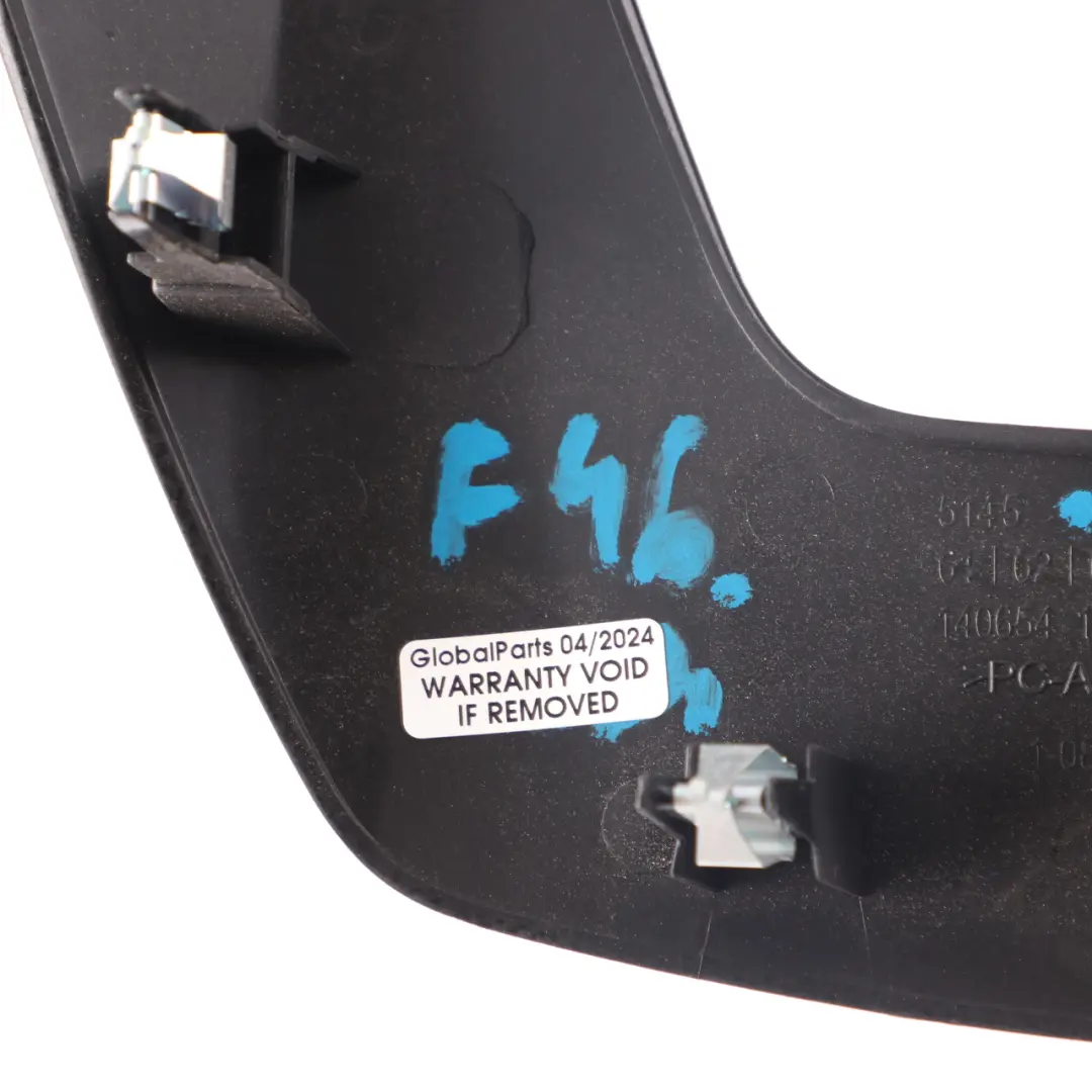 BMW F45 F46 Dashboard Trim Panel Head-Up Display Trim Cover Black 9262967 - SKU 9316647 - Part number 9316647