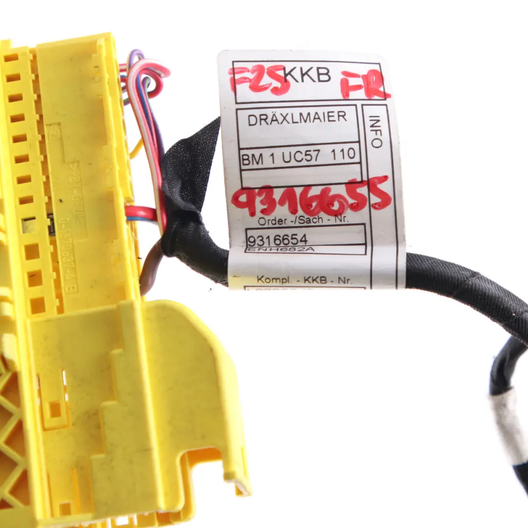  Sitz Verkabelung BMW X3 F25 X4 F26 Fahrerseite Loom Kabel 9316654 - SKU 9316655 - Teilenummer 9316655