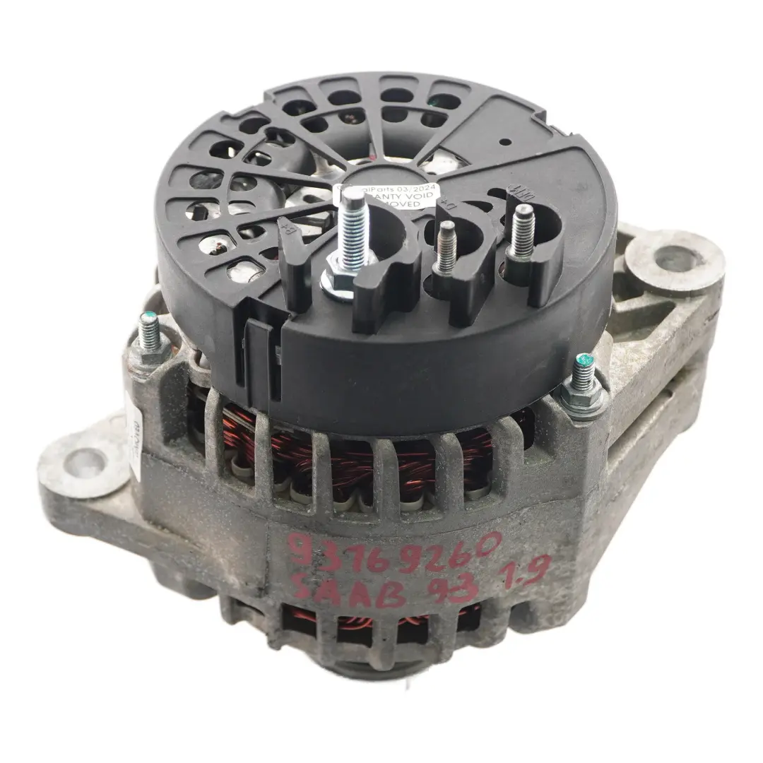 Z19DTR Diesel Engine Alternator Generator to Saab 9-3 1.9 Ttid with Part number 93169260 Saab 9-3 1.9 Ttid Z19DTR Diesel Engine Alternator Generator - SKU 93169260 - Part number 93169260