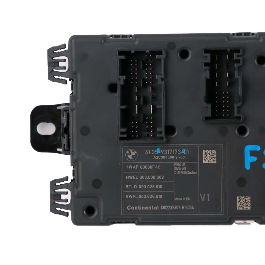 REM Rear Module Sicherungskasten Steuergerät V 1 für BMW F20 F21 F30 F31 mit Teilenummer 9317173 BMW F20 F21 F30 F31 REM Rear Module Sicherungskasten Steuergerät V 1 - SKU 9317173-1 - Teilenummer 9317173