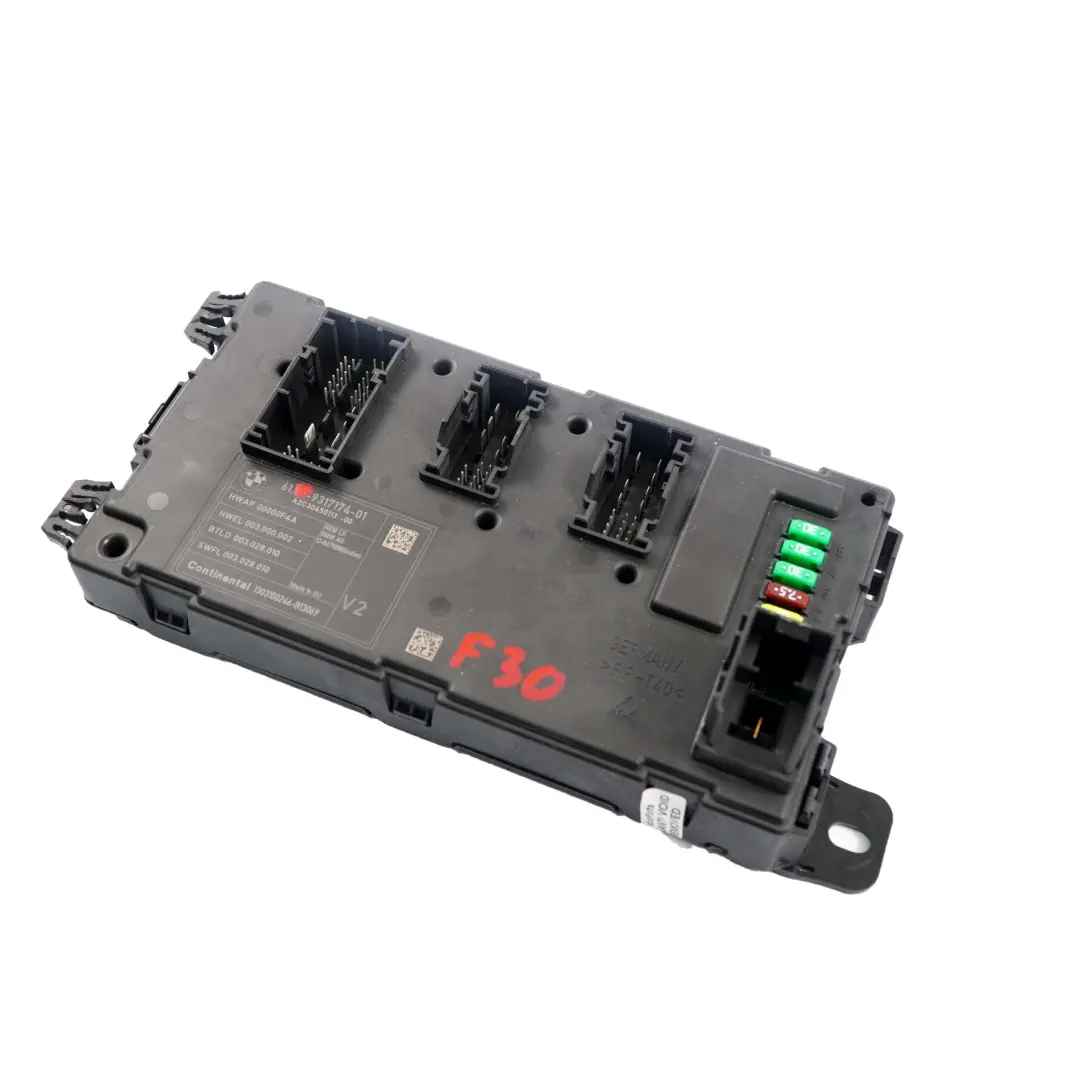 BMW 3 Series F30 REM Rear Electronic Module Fuse Box Control Unit V2 - SKU 9317174 - Part number 9317174