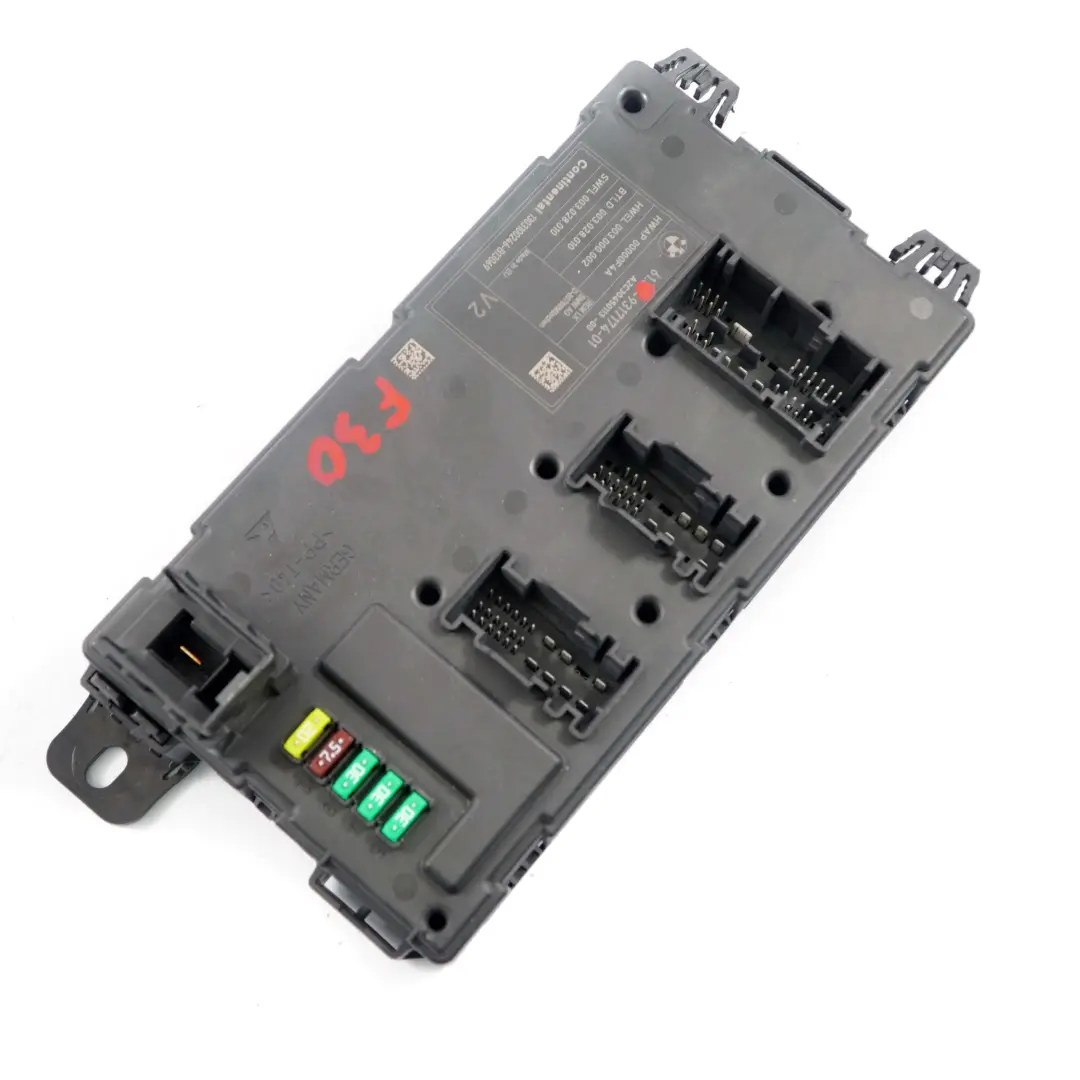 BMW 3 Series F30 REM Rear Electronic Module Fuse Box Control Unit V2 - SKU 9317174 - Part number 9317174