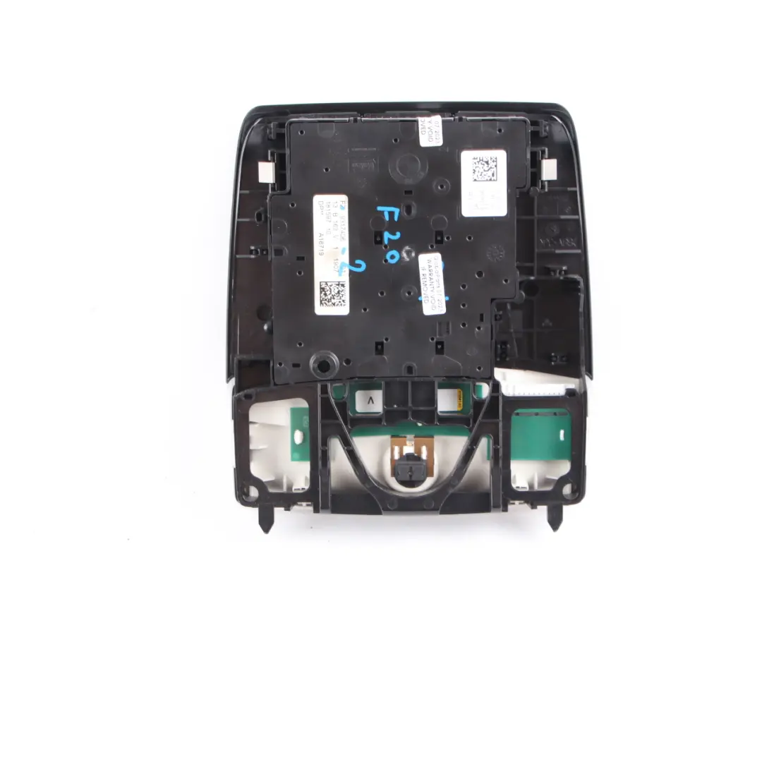 BMW F20 F21 F30 F31 Feu toit Lampe intérieure Panneau d'interrupteur avant Noir - SKU 9317406-2 - Numéro de pièce 9317406