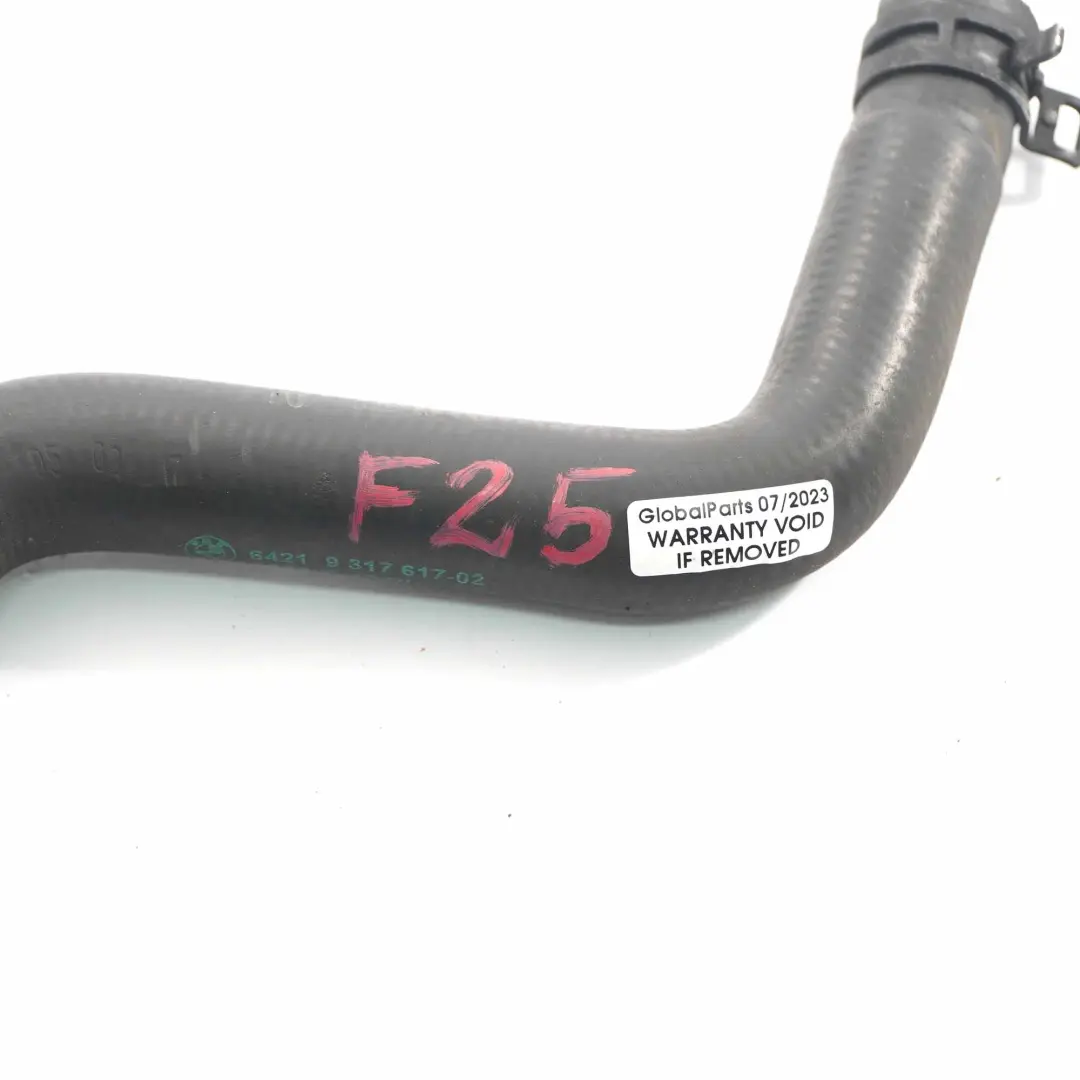 Tuyau d'eau BMW X3 F25 B47 Tuyauterie réservoir dilatation liquide pour à propos du numéro de pièce 9317617 Tuyau d'eau BMW X3 F25 B47 Tuyauterie réservoir dilatation liquide - SKU 9317617 - Numéro de pièce 9317617