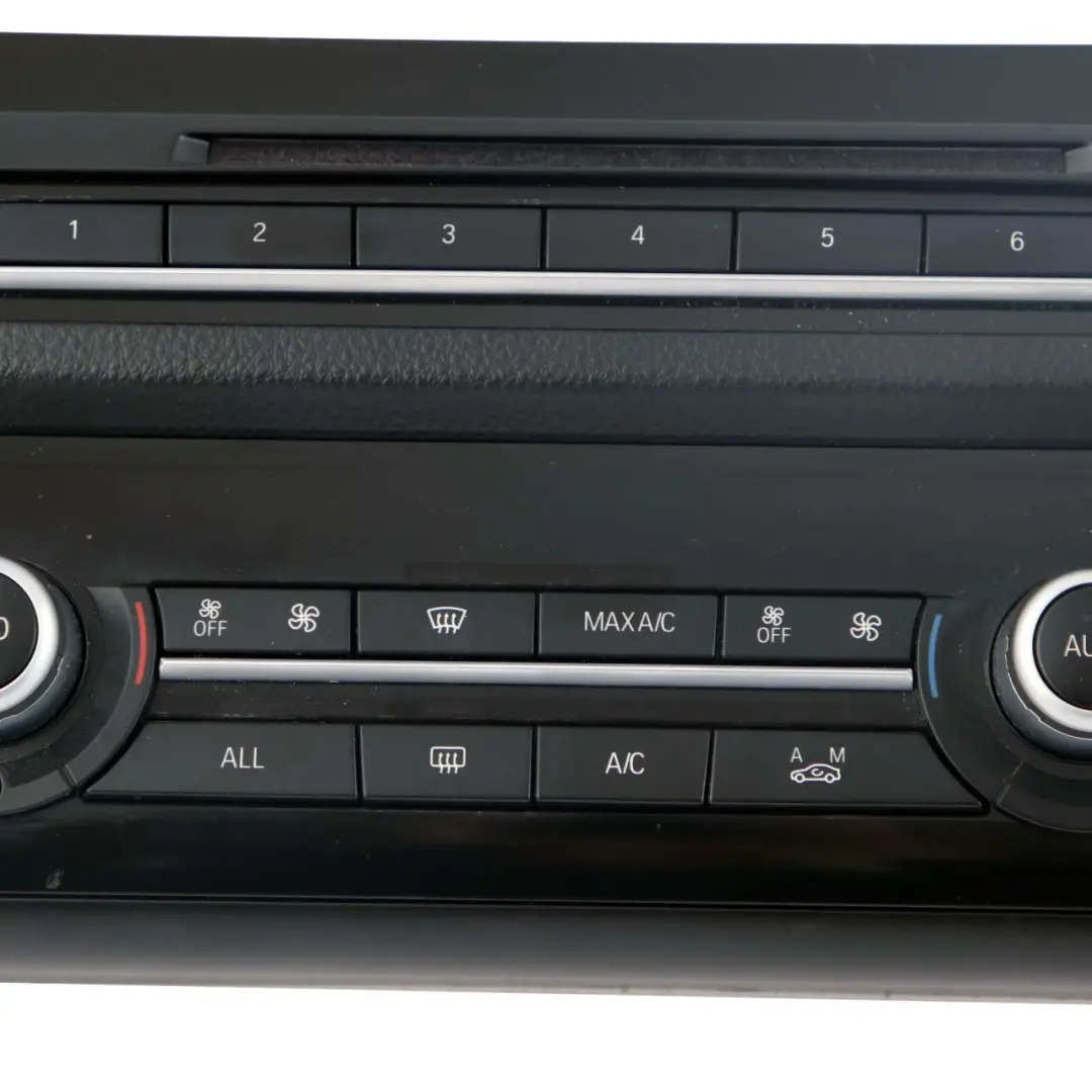 Radio Automatic Air Conditioning A/C Control Switch Unit Panel to BMW 5 F10 F11 with Part number 9317670 BMW 5 F10 F11 Radio Automatic Air Conditioning A/C Control Switch Unit Panel - SKU 9317670 - Part number 9317670