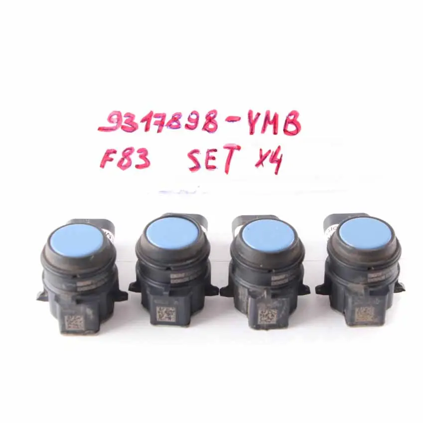PDC Sensor BMW F20 F30 Front Rear Bumper Ultrasonic Yas Marina Blue Metallic Set to with Part number 9317898 PDC Sensor BMW F20 F30 Front Rear Bumper Ultrasonic Yas Marina Blue Metallic Set - SKU 9317898-YMB - Part number 9317898