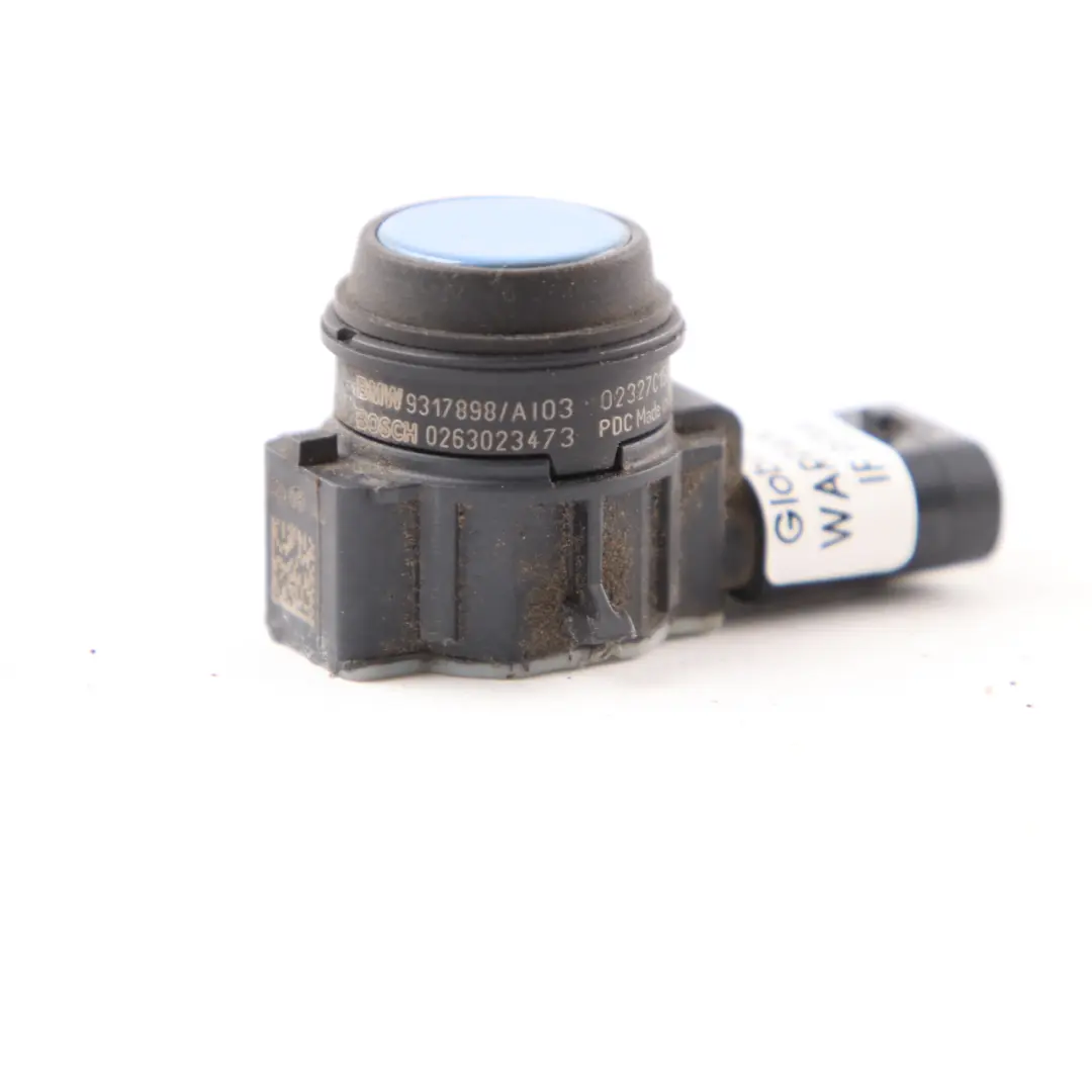 BMW F20 F30 Sensor PDC Parachoques Delantero Trasero Ultrasónico Yas Marina Azul - SKU 9317898-YMB1 - Número de pieza 9317898