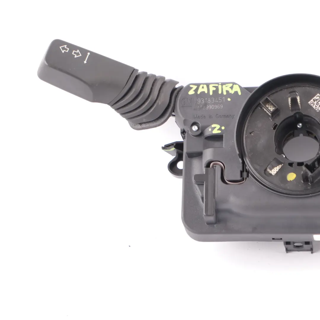 Vauxhall Opel Zafira B Switch Cluster Steering Column Wiper Stalk - SKU 93183451 - Part number 93183451