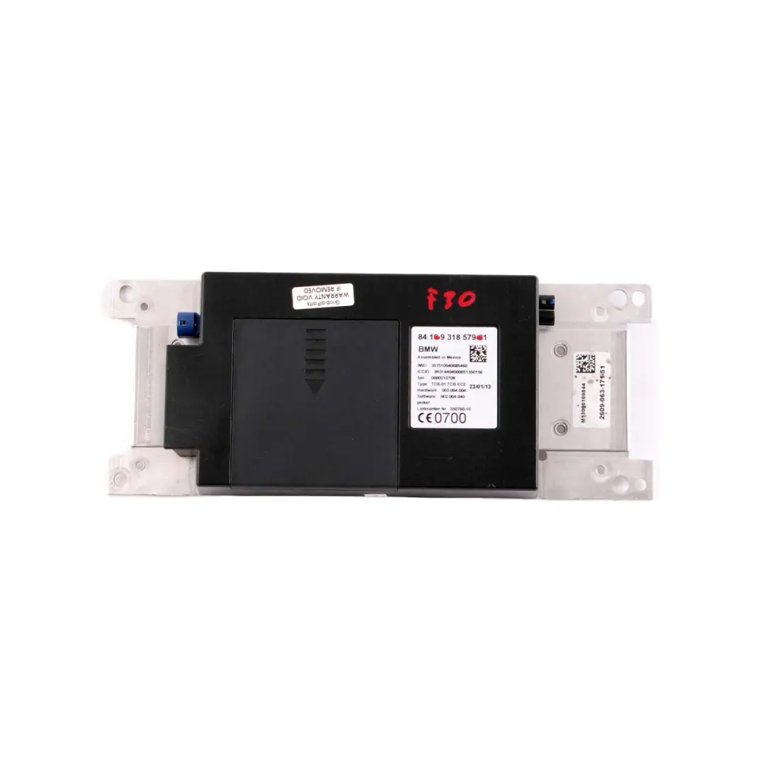 Bluetooth Teleservices GPS Telematik Modul für BMW F20 F21 F30 F31 mit Teilenummer 9318579 BMW F20 F21 F30 F31 Bluetooth Teleservices GPS Telematik Modul - SKU 9318579 - Teilenummer 9318579