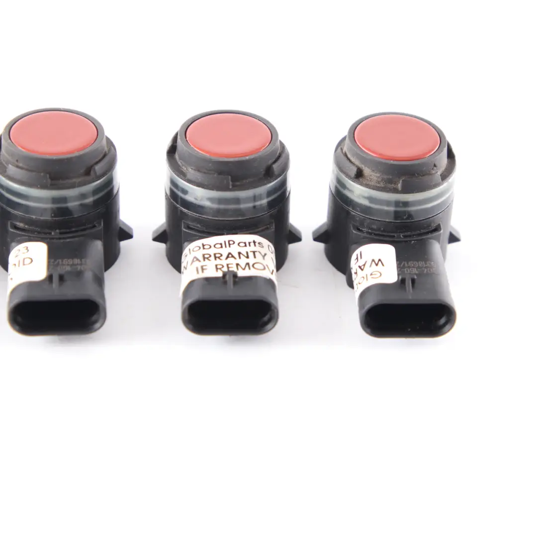 PDC Sensor Front Bumper Ultrasonic Solar Orange - B78 Set 9283200 to BMW i3 I01 with Part number 9318691 BMW i3 I01 PDC Sensor Front Bumper Ultrasonic Solar Orange - B78 Set 9283200 - SKU 9318691-SOL - Part number 9318691