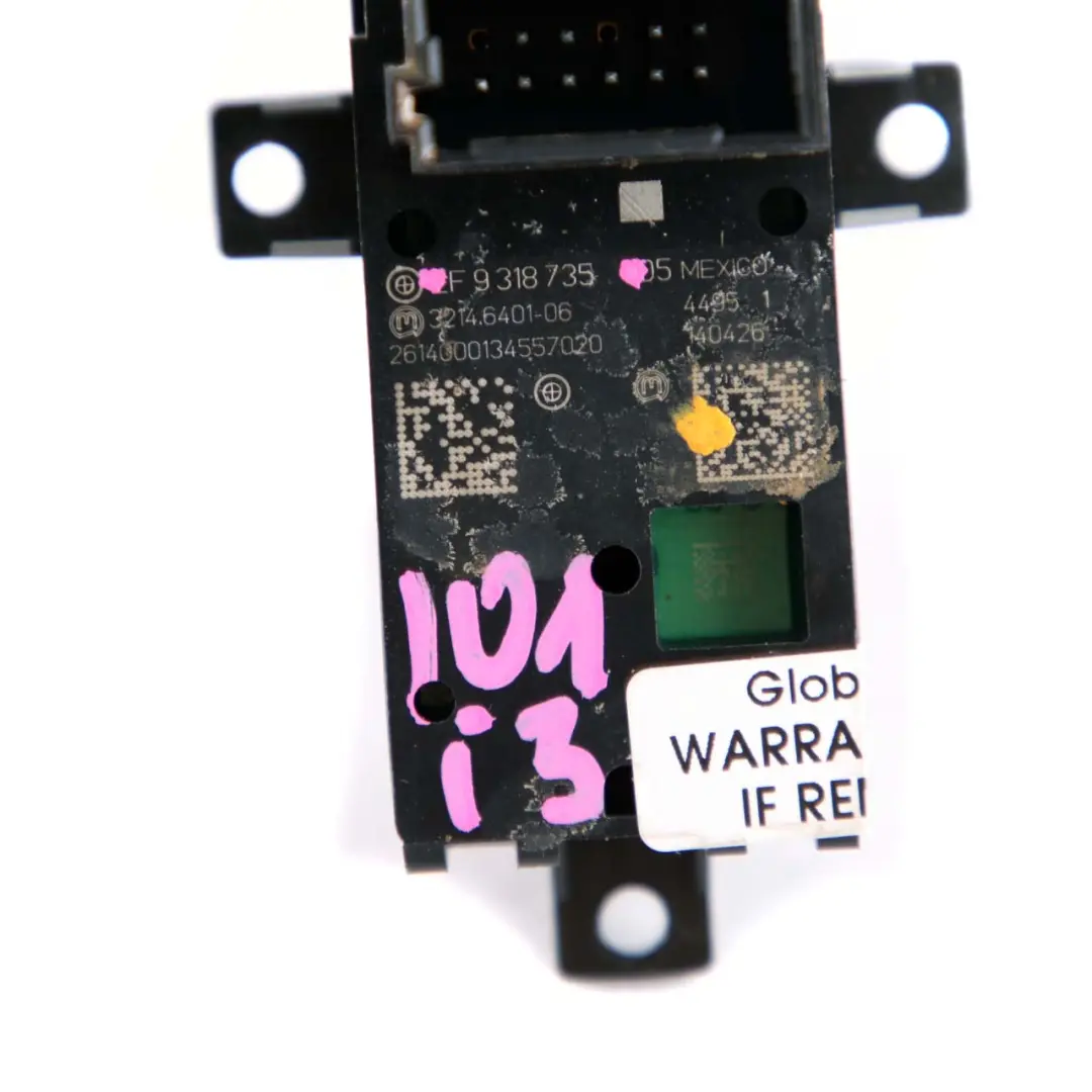 Switch Parking Brake Button Black to BMW i3 I01 with Part number 9318735 BMW i3 I01 Switch Parking Brake Button Black - SKU 9318735 - Part number 9318735