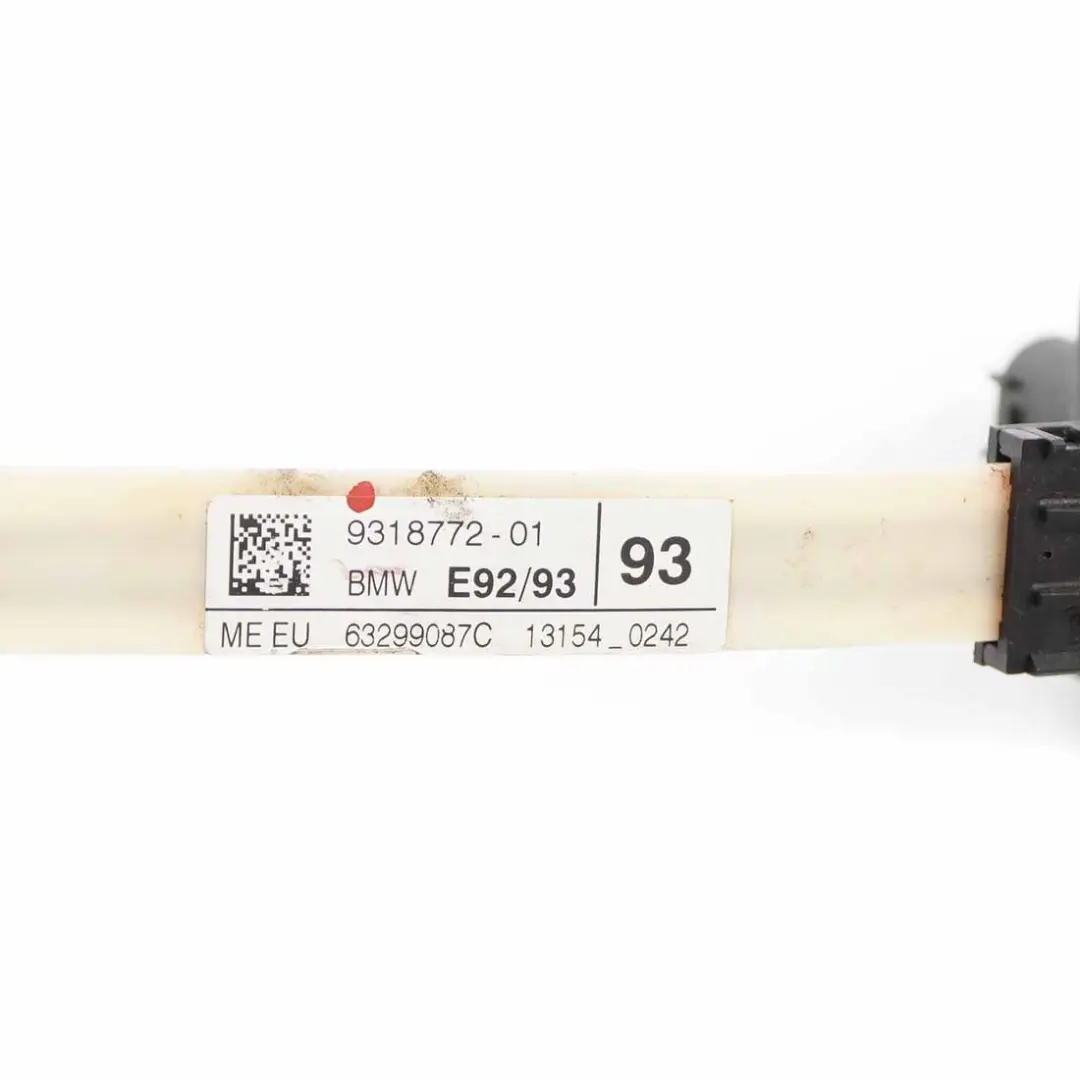 BMW E92 E93 LCI Câble De Capteur De Protection Piétons Fibre Optique PTS - SKU 9318772 - Numéro de pièce 9318772