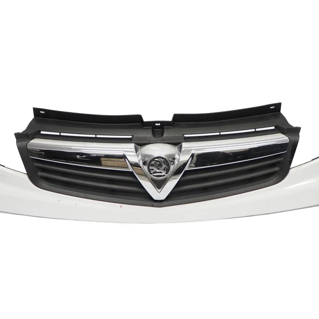 Vauxhall Vivaro A Front Grille Upper Air Trim Panel Cover Glacier White - 474 - SKU 93188853-GLW - Part number 93188853
