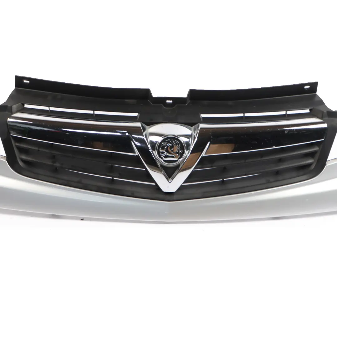 Front Grille Upper Air Trim Panel Cover Star Silver III - 82U to Vauxhall Vivaro A with Part number 93188853 Vauxhall Vivaro A Front Grille Upper Air Trim Panel Cover Star Silver III - 82U - SKU 93188853-SSI - Part number 93188853