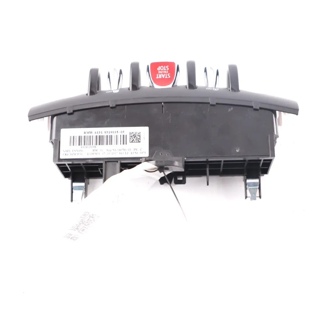 Consola Central Panel Interruptor Motor Inicio Parada para Mini Clubman F54 con número de pieza 9319015 Mini Clubman F54 Consola Central Panel Interruptor Motor Inicio Parada - SKU 9319015 - Número de pieza 9319015