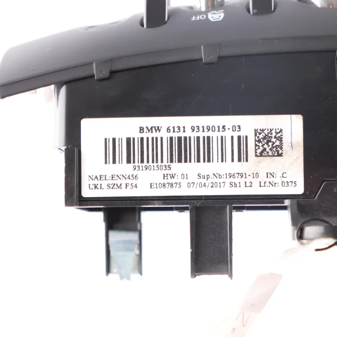 Consola Central Panel Interruptor Motor Inicio Parada para Mini Clubman F54 con número de pieza 9319015 Mini Clubman F54 Consola Central Panel Interruptor Motor Inicio Parada - SKU 9319015 - Número de pieza 9319015