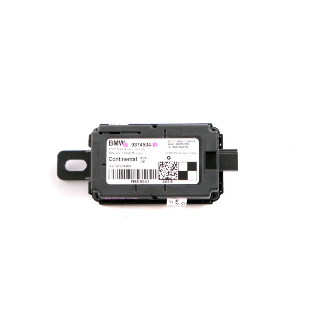 BMW 1 2 3 4 Series F20 F21 F22 F30 F31 F32 Radio Remote Control Receiver 434 MHZ - SKU 9319081 - Part number 9397846
