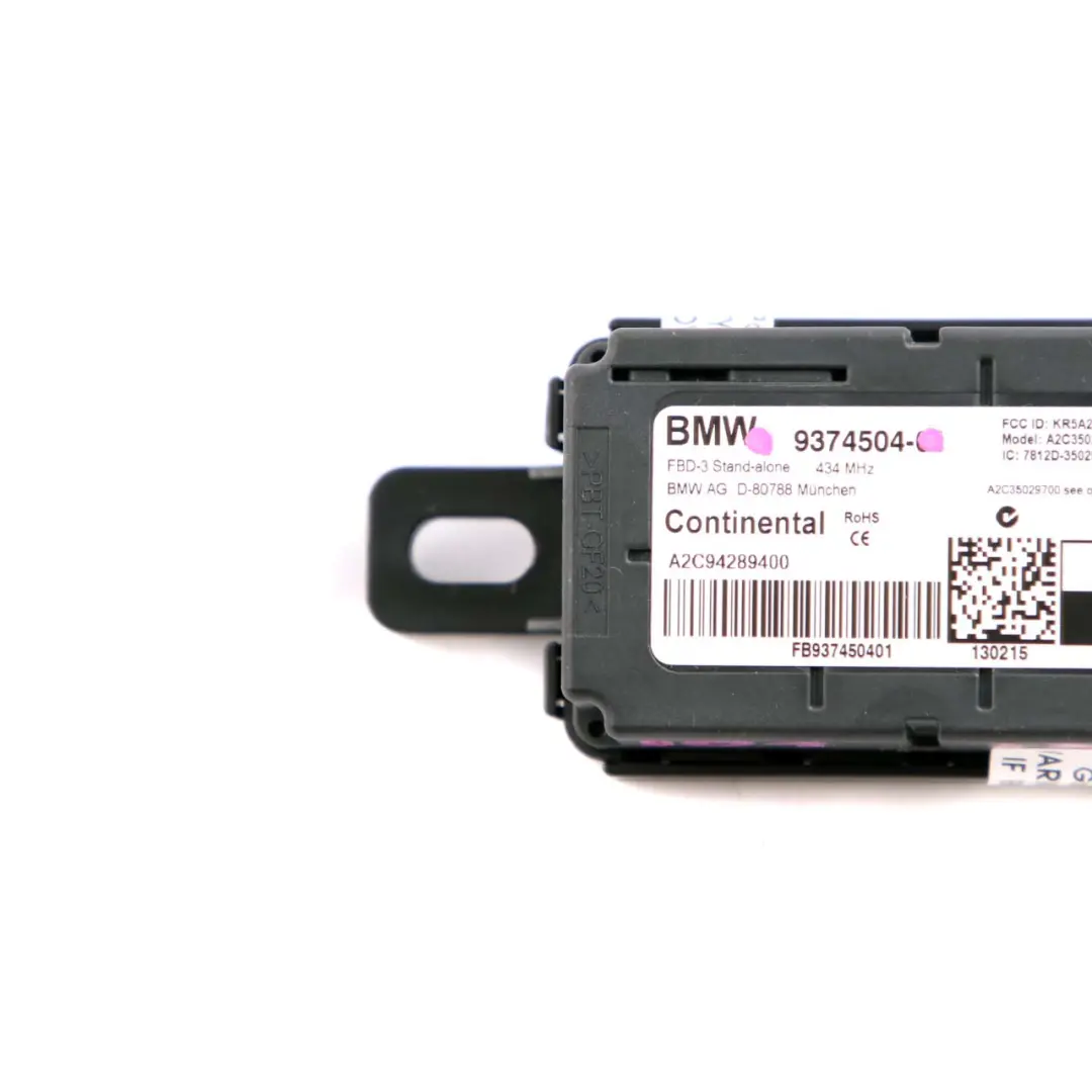 BMW 1 2 3 4 Series F20 F21 F22 F30 F31 F32 Radio Remote Control Receiver 434 MHZ - SKU 9319081 - Part number 9397846