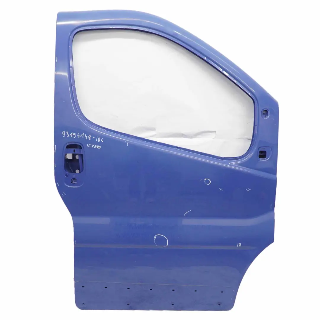 Door Front Right O/S Door Cover Shell Ink Blue - 2K to Opel Vauxhall Vivaro A with Part number 93194148 Opel Vauxhall Vivaro A Door Front Right O/S Door Cover Shell Ink Blue - 2K - SKU 93194148-IBL - Part number 93194148