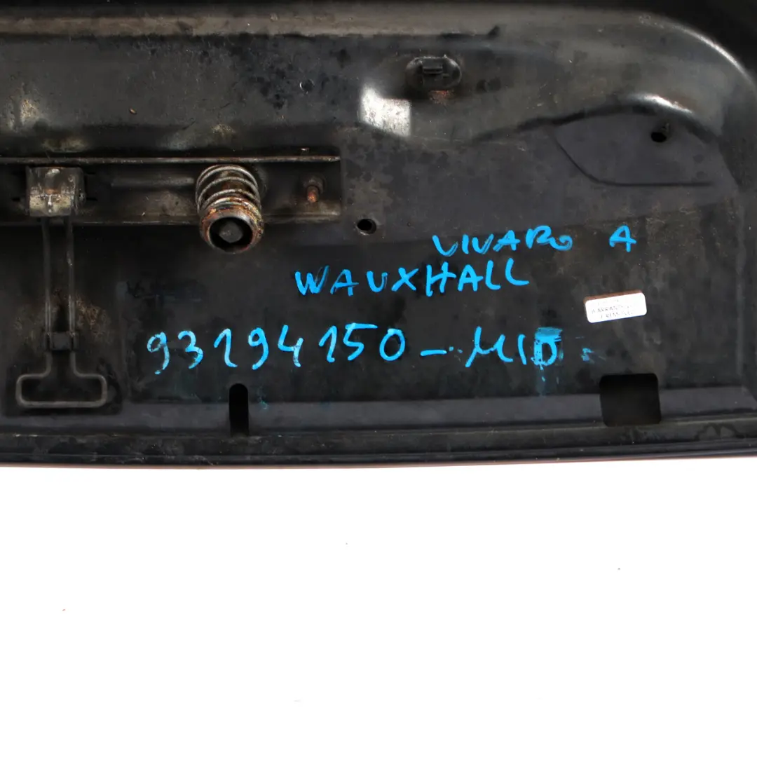 Vauxhall Vivaro A Hood Bonnet Covering Panel Trim Midnight Black - 298 - SKU 93194150-MID - Part number 93194150