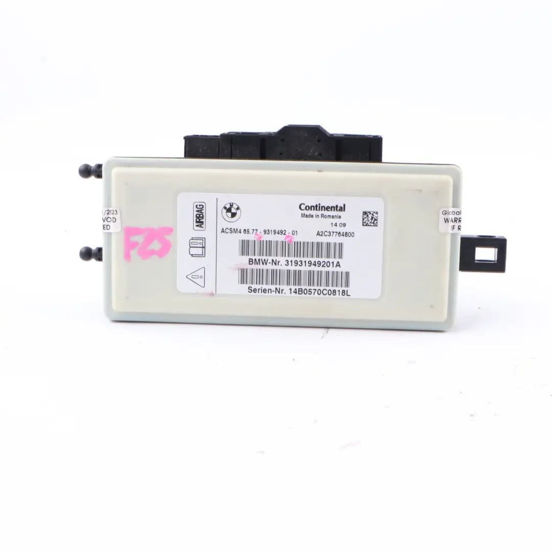  Module D'Air BMW X3 F25 F10 F11 F12 F13 ECU Unité De Contrôle ECU - SKU 9319492 - Numéro de pièce 9319492