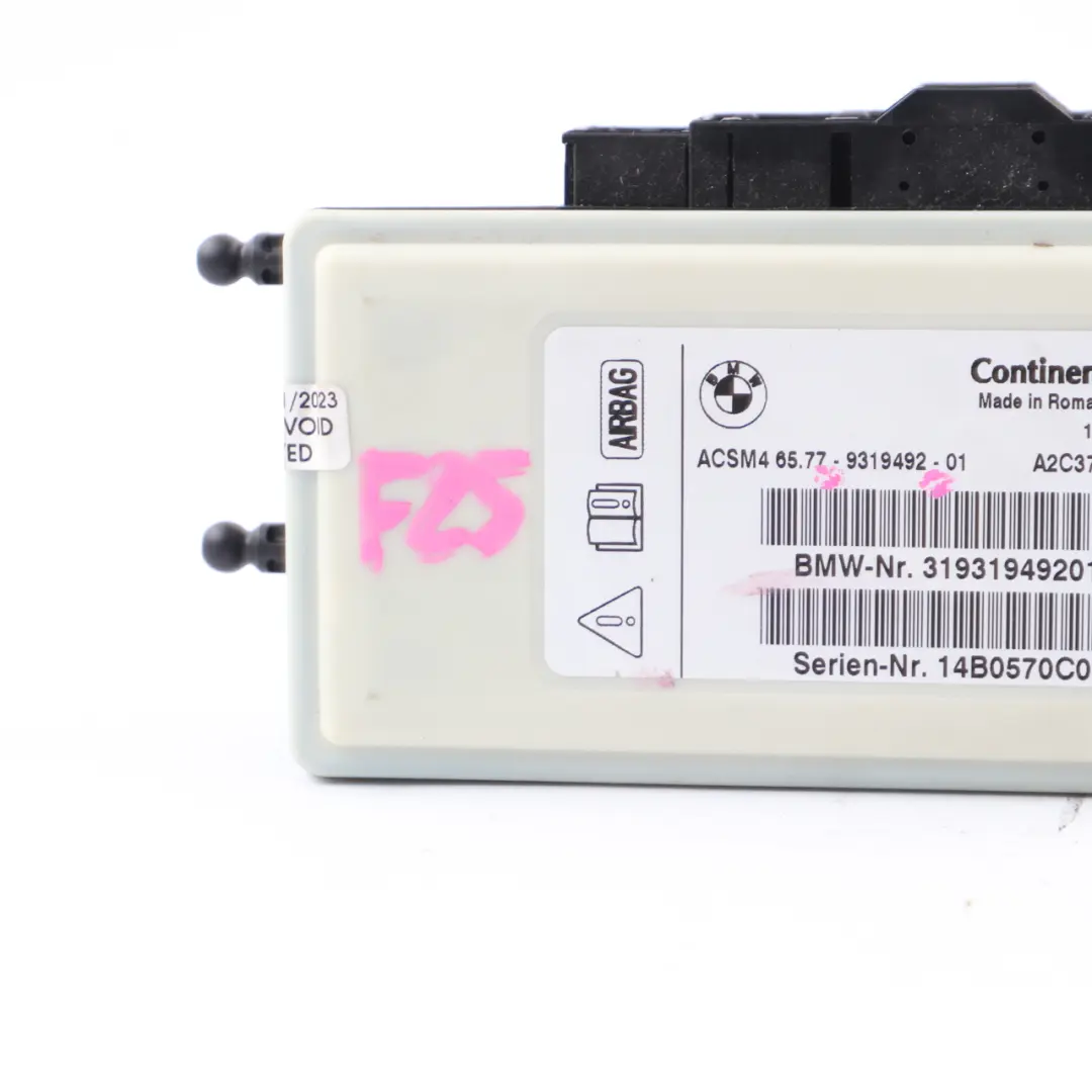  Luft Modul BMW X3 F25 F10 F11 F12 F13 ECU Steuer Gerät ECU Einheit - SKU 9319492 - Teilenummer 9319492