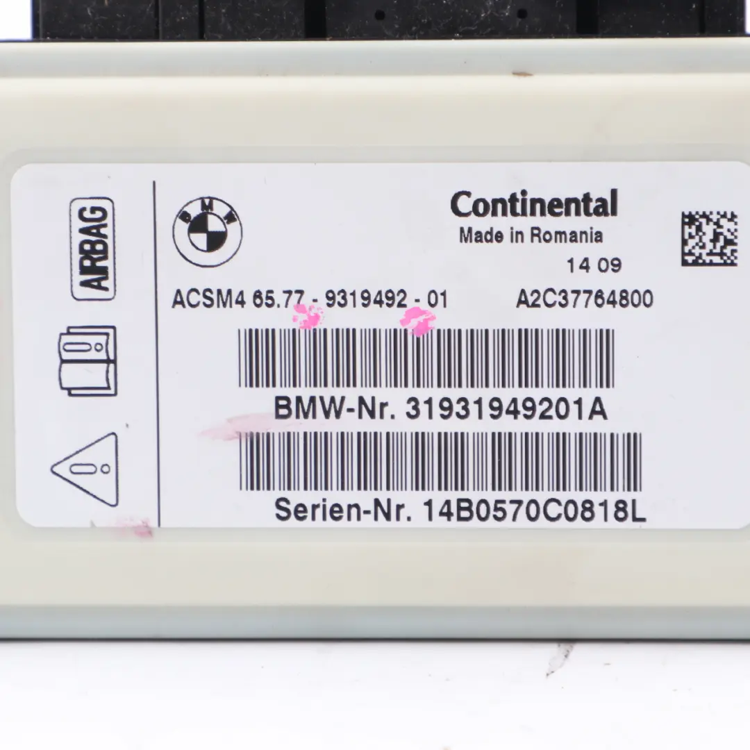  Luft Modul BMW X3 F25 F10 F11 F12 F13 ECU Steuer Gerät ECU Einheit - SKU 9319492 - Teilenummer 9319492