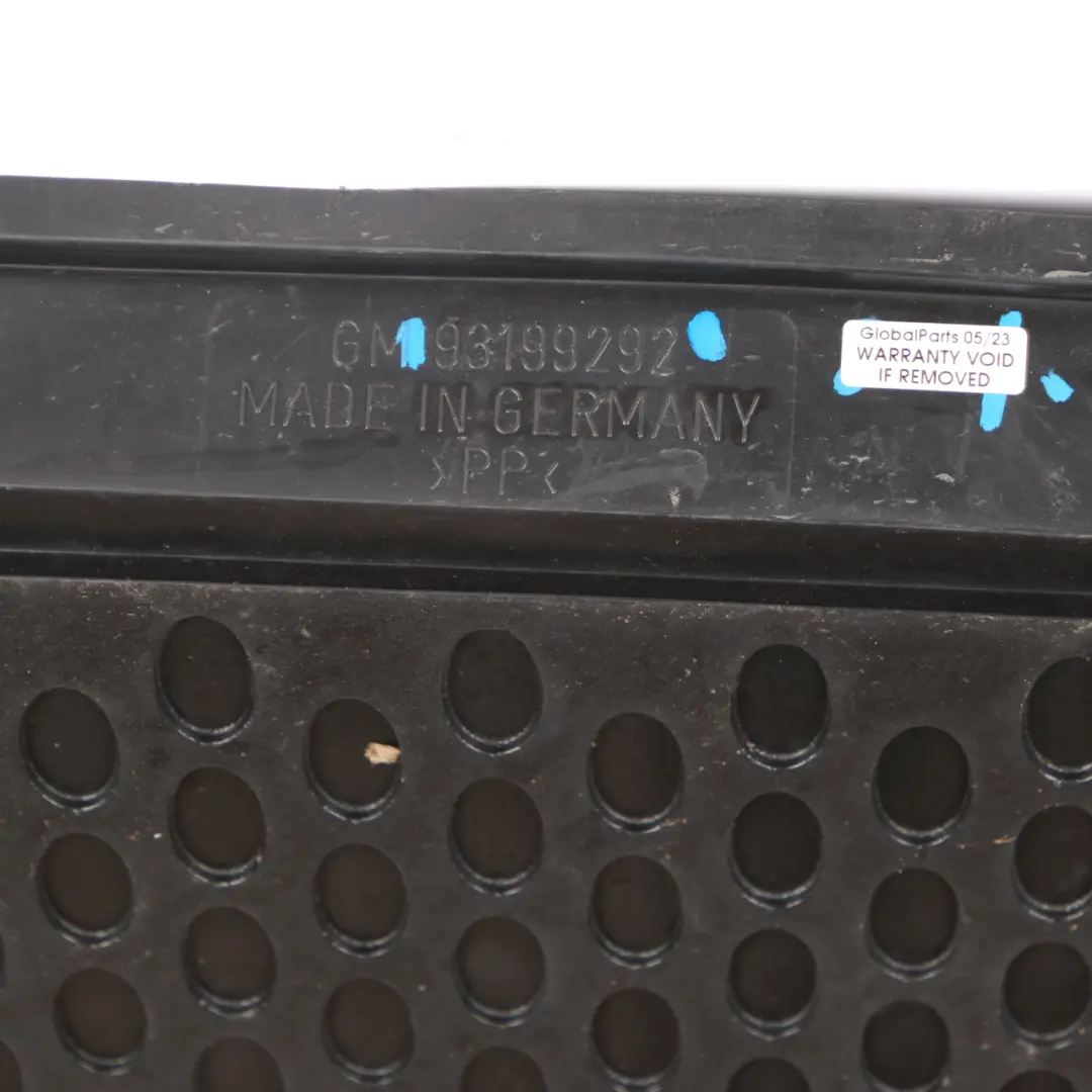 Boot Compartment Liner Floor Pan Rubber Panel to Vauxhall Opel Corsa D E with Part number 93199292 Vauxhall Opel Corsa D E Boot Compartment Liner Floor Pan Rubber Panel - SKU 93199292 - Part number 93199292