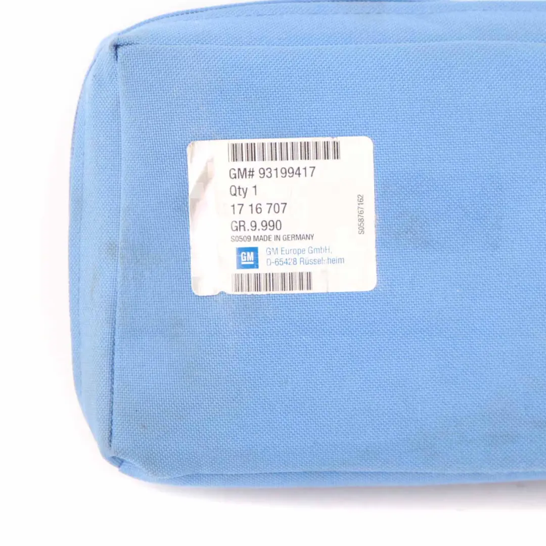 General Motors First Aid Kit Emergency Medical Pouch Set Opel Vauxhall to with Part number 93199417 General Motors First Aid Kit Emergency Medical Pouch Set Opel Vauxhall - SKU 93199417 - Part number 93199417