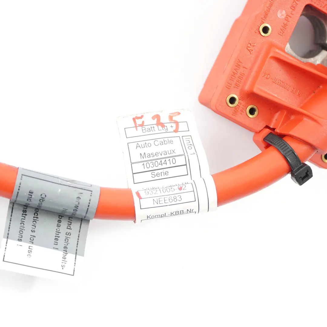  Batterie kabel BMW X3 F25 X4 F26 Plus pol kabel - SKU 9321005 - Teilenummer 9321005