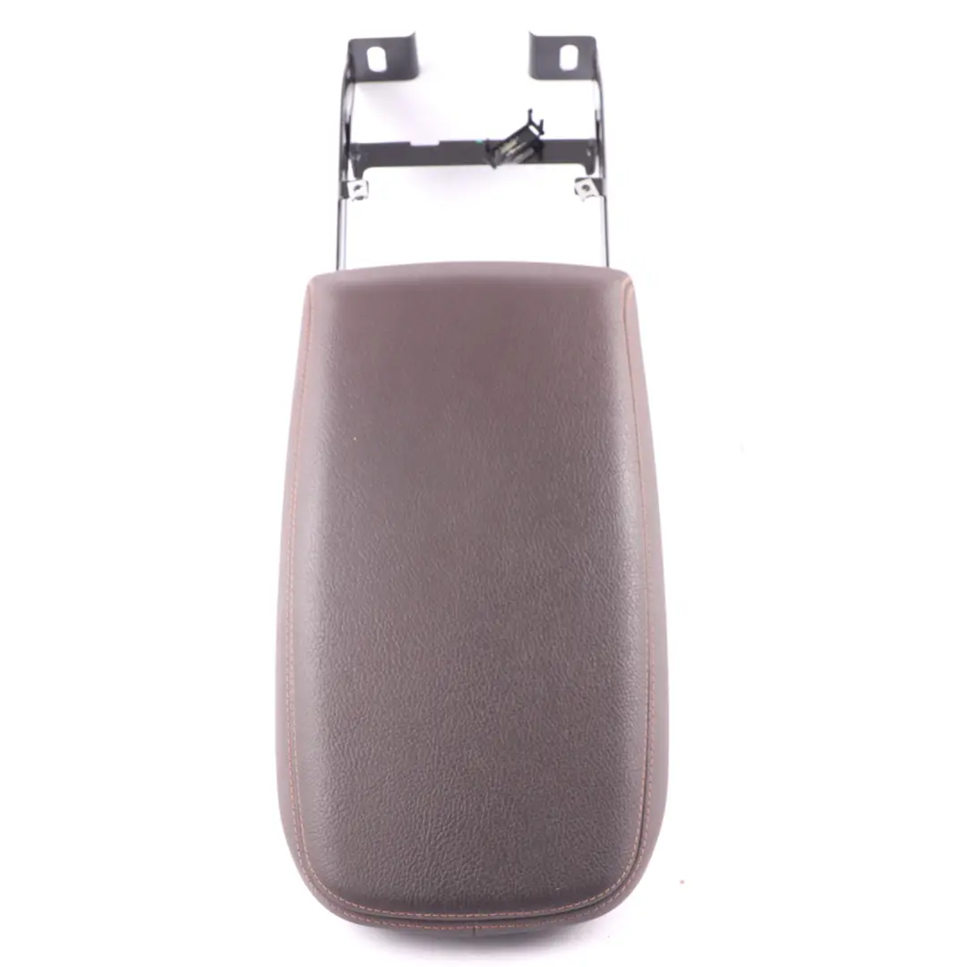 Front Armrest BMW X3 F25 X4 F26 Centre Console Arm Rest Leather Nevada Mokka to with Part number 9321035 Front Armrest BMW X3 F25 X4 F26 Centre Console Arm Rest Leather Nevada Mokka - SKU 9321035 - Part number 9321035