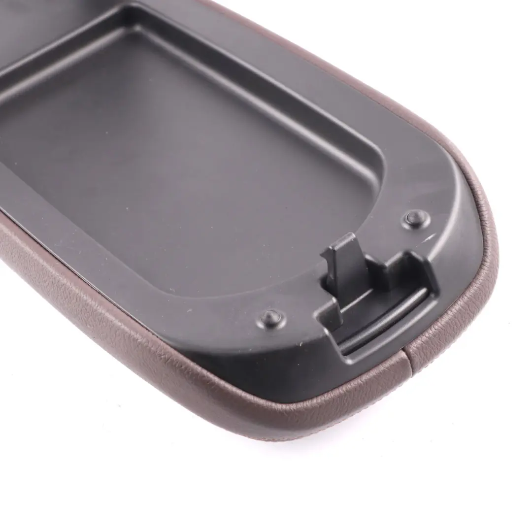 Front Armrest BMW X3 F25 X4 F26 Centre Console Arm Rest Leather Nevada Mokka to with Part number 9321035 Front Armrest BMW X3 F25 X4 F26 Centre Console Arm Rest Leather Nevada Mokka - SKU 9321035 - Part number 9321035