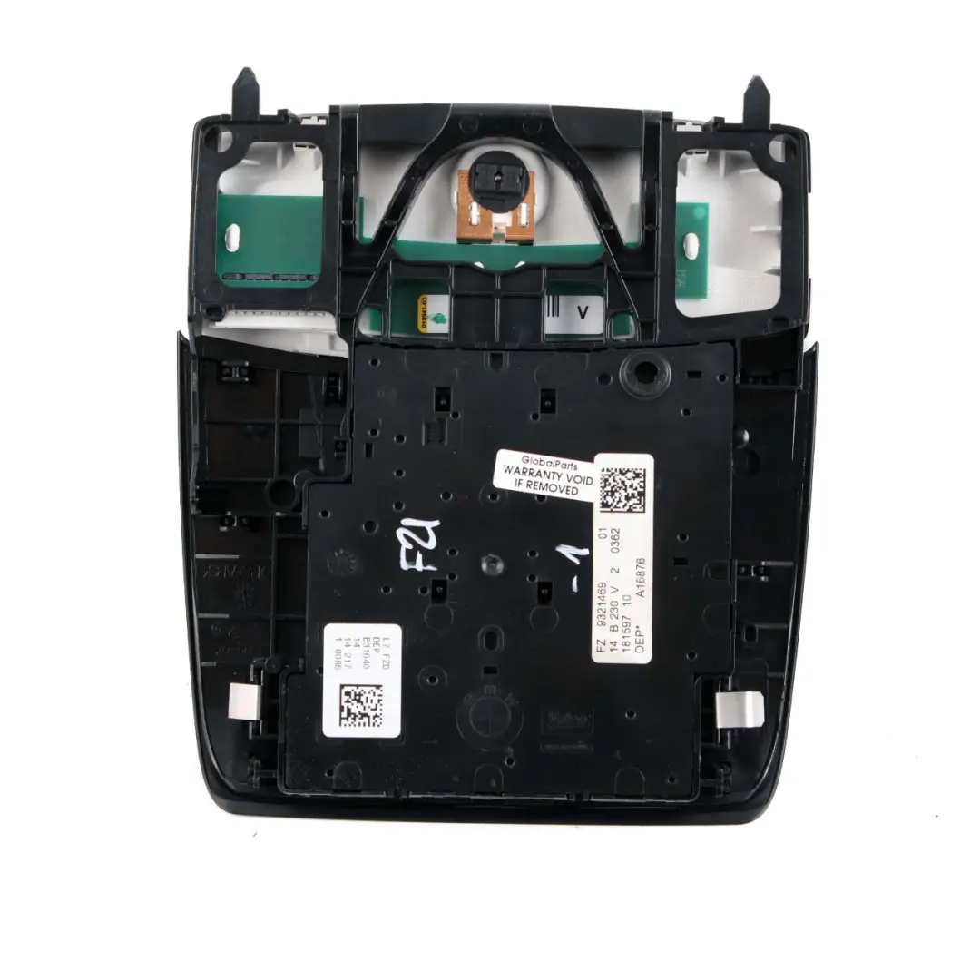 BMW F20 F30 F31 Schalter Einheit Dachlicht Steuerung Dachhimmel Modul Schwarz - SKU 9321469-1 - Teilenummer 9321469