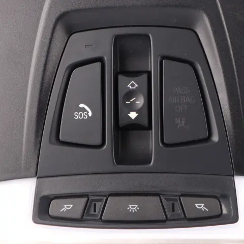  Luz techo BMW F20 F21 F30 Interruptor Unidad Control Headliner Negro - SKU 9321472-1 - Número de pieza 9321472