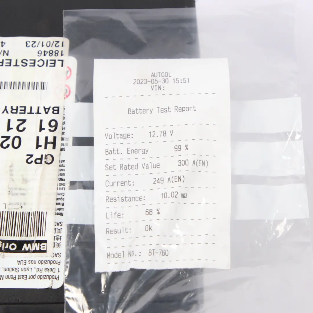 BMW AGM-Battery i3 I01 Hybrid Electric 60Ah 94Ah 120Ah Original 20Ah - SKU 9321815 - Part number 9321815