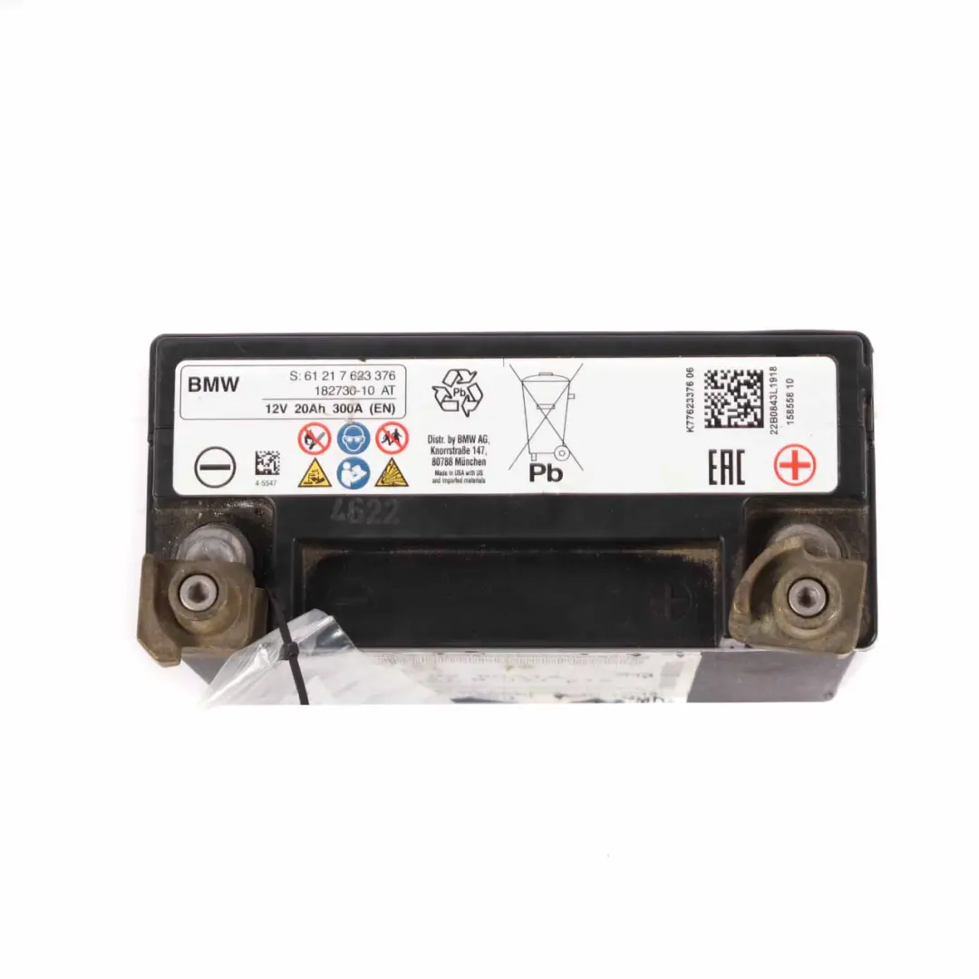 BMW AGM-Battery i3 I01 Hybrid Electric 60Ah 94Ah 120Ah Original 20Ah - SKU 9321815 - Part number 9321815