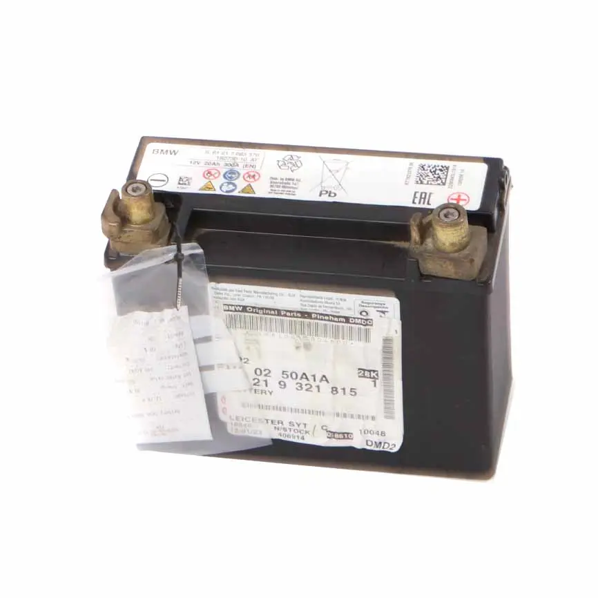 BMW AGM-Battery i3 I01 Hybrid Electric 60Ah 94Ah 120Ah Original 20Ah - SKU 9321815 - Part number 9321815