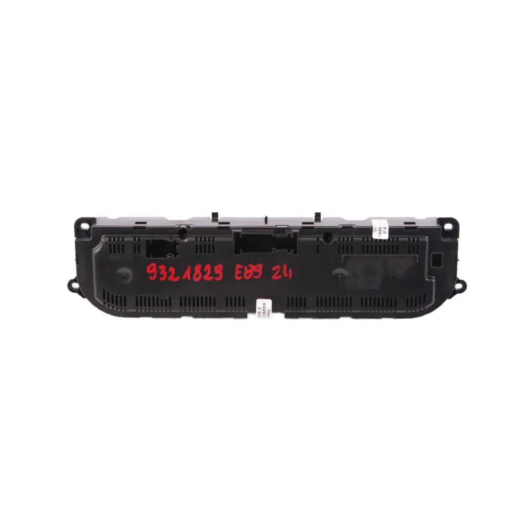 BMW Z4 E89 Cabrio Panel Sterowania Klimatyzacją Ogrzewaniem - SKU 9321829 - Numer Części 9321829