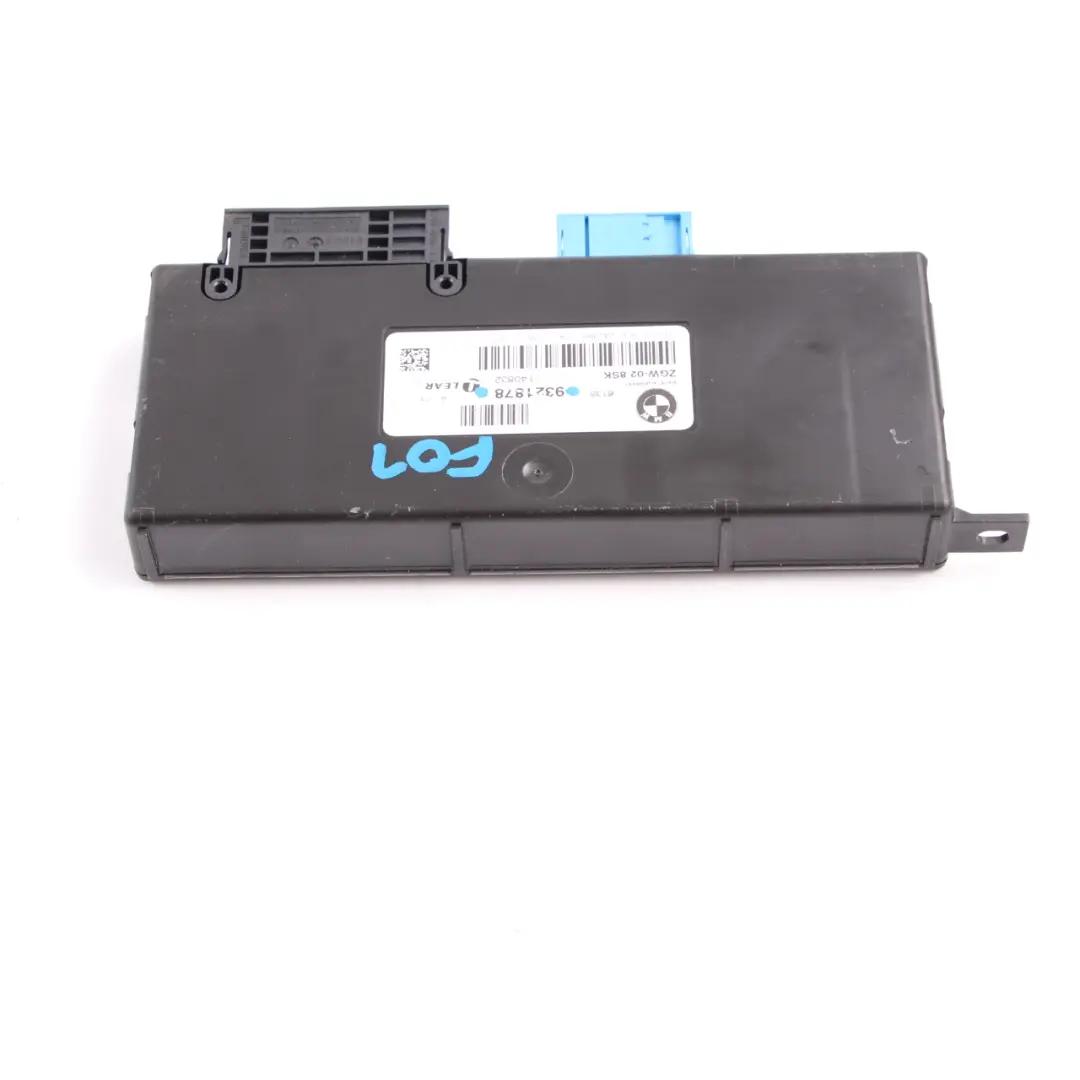  Body Control Module BMW F01 F07 LCI F10 F11 Gateway ECU ZGW-02 8SK - SKU 9321878 - Part number 9321878