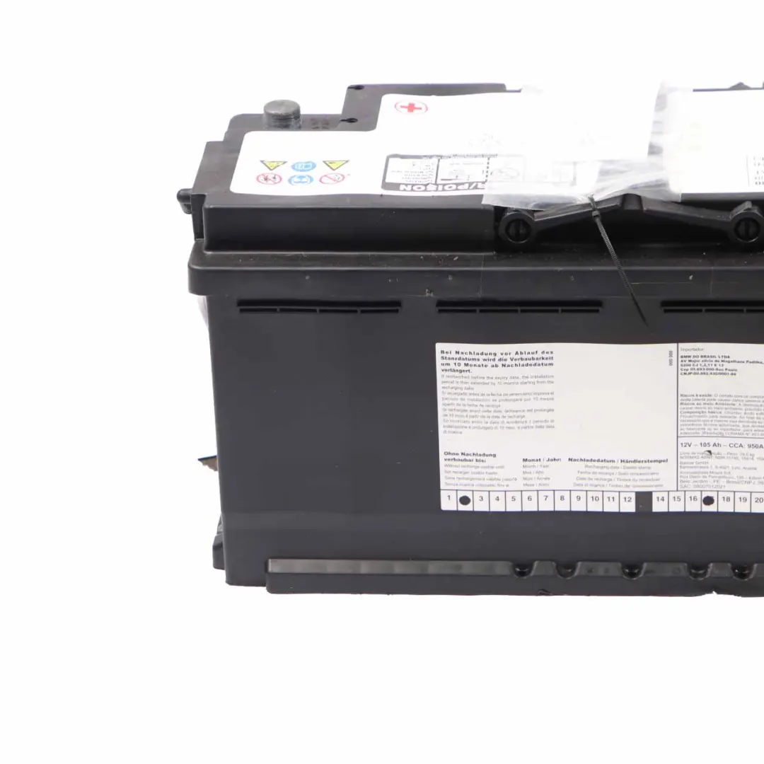 BMW Banner AGM 12V Accumulator Battery 105Ah 950A 7604808 - SKU 9321980 - Part number 9321980