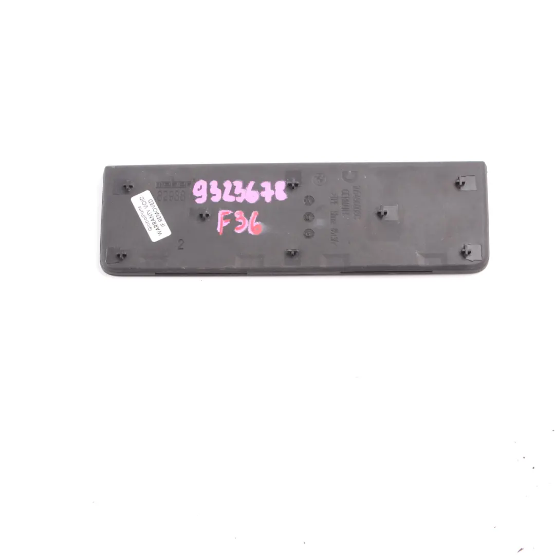 BMW F30 F31 LCI F32 Inserción Consola Delantera Estera Bandeja Panel - SKU 9323678 - Número de pieza 9323678