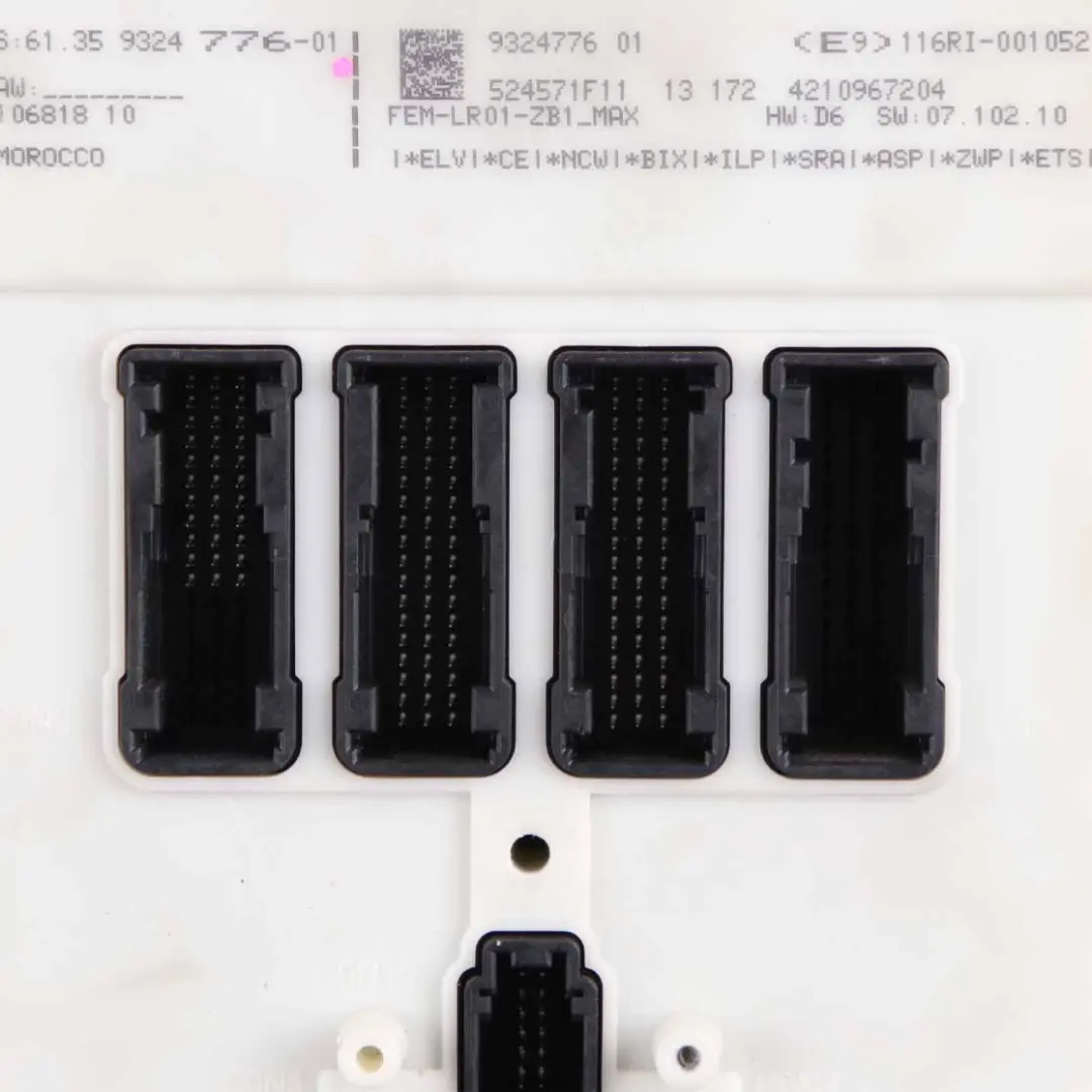 FEM Module BMW F20 F21 F22 F30 F32 ECU Control Unit Fuse Box to with Part number 9324776 FEM Module BMW F20 F21 F22 F30 F32 ECU Control Unit Fuse Box - SKU 9324776 - Part number 9324776