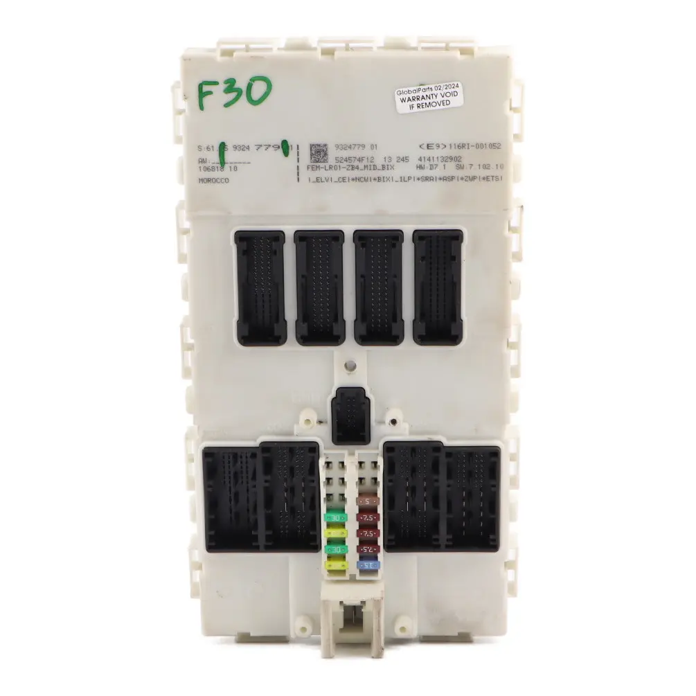 BMW F20 F21 F22 F30 F31 F32 F36 Módulo Unidad De Control FEM LR-01 9324779