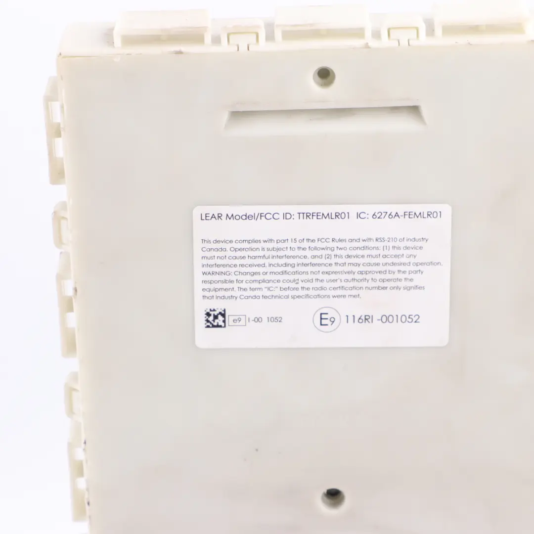 Modul Steuer Gerät FEM LR-01 für BMW F20 F21 F22 F30 F31 F32 F36 mit Teilenummer 9324779 BMW F20 F21 F22 F30 F31 F32 F36 Modul Steuer Gerät FEM LR-01 - SKU 9324779 - Teilenummer 9324779