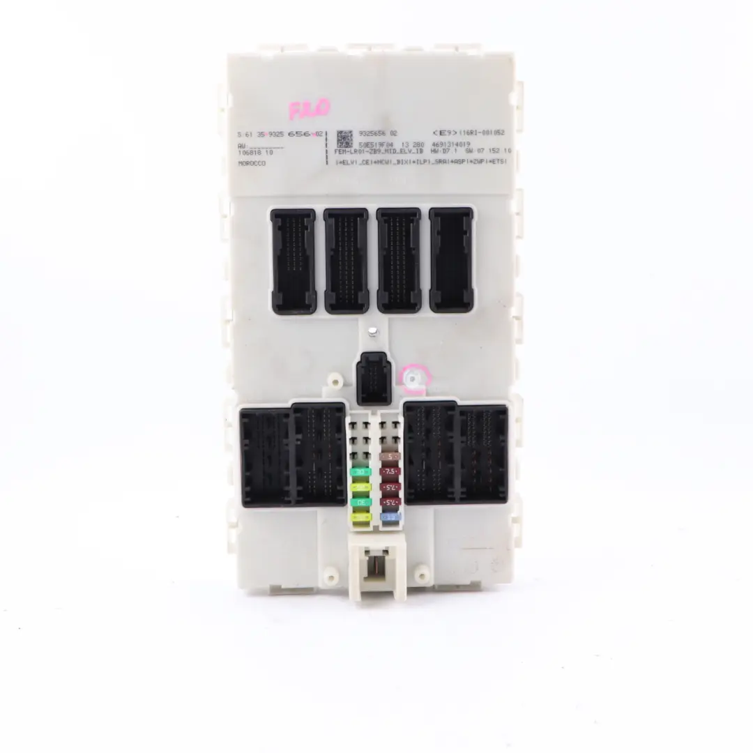 Body Control Module Unit FEM ECU LR01 to BMW F20 F21 F22 F30 F31 F32 with Part number 9325656 BMW F20 F21 F22 F30 F31 F32 Body Control Module Unit FEM ECU LR01 - SKU 9325656-1 - Part number 9325656