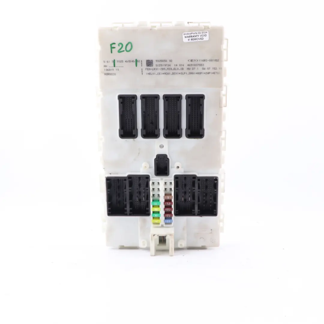 Moduł Sterownik FEM ECU LR01 do BMW F20 F21 F22 F30 F31 F32 o numerze 9325656 BMW F20 F21 F22 F30 F31 F32 Moduł Sterownik FEM ECU LR01 - SKU 9325656 - Numer Części 9325656